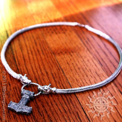 Sterling Silver viking knit chain