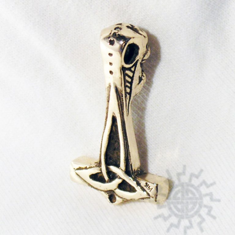 gold thor's hammer spinner