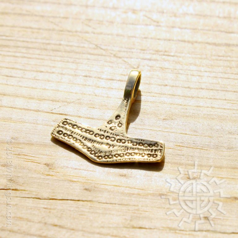 gold thor's hammer spinner